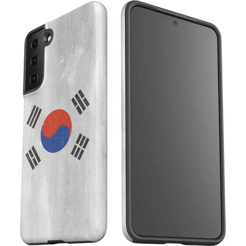 South Korean Flag Distressed Galaxy S21 FE Pro Case